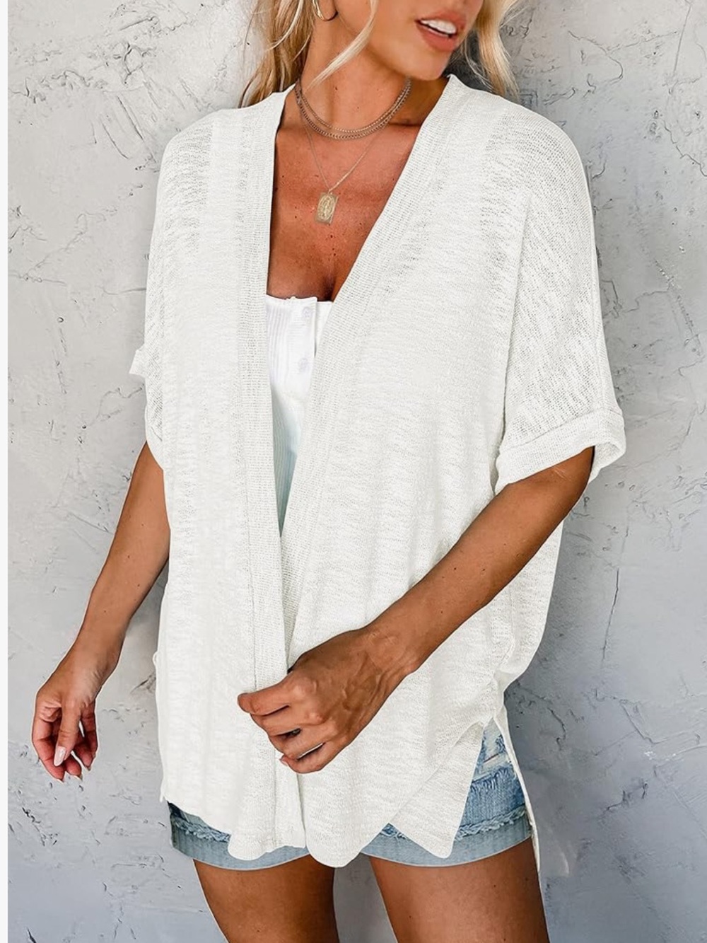 🤍 Open-Front Kimono Wrap - Picture 4 of 4